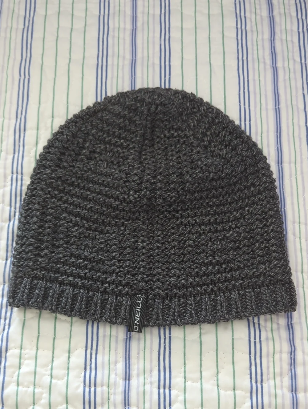 O'Neill Dark Charcoal Knit Beanie Unisex One Size